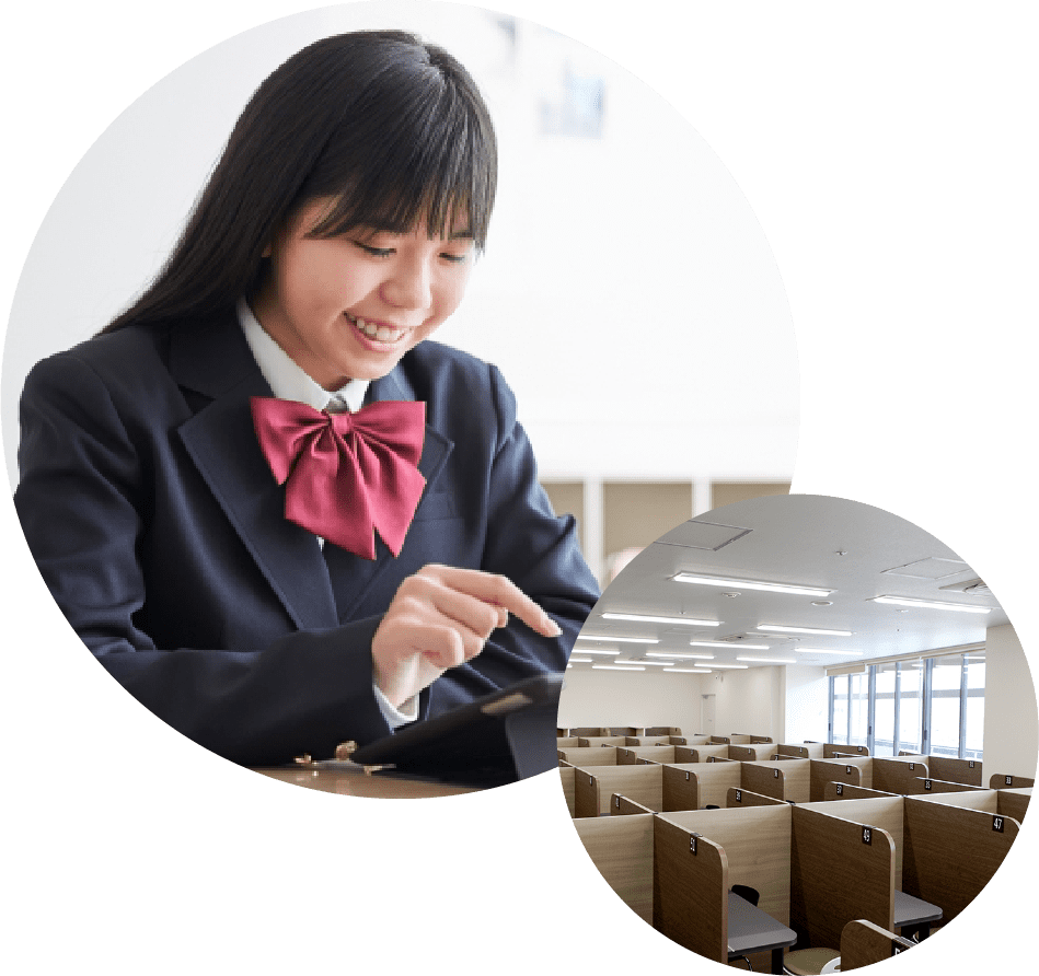 大学進学に向けての学習の様子